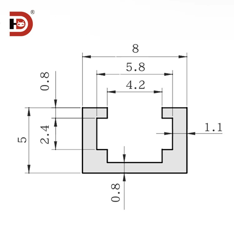 product photoelectric switch 6  9u slot aluminum profile 9  12u type 10131315u sensor aluminum rail aluminum-3