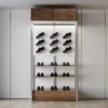 Acier inoxydable + MDF + LED