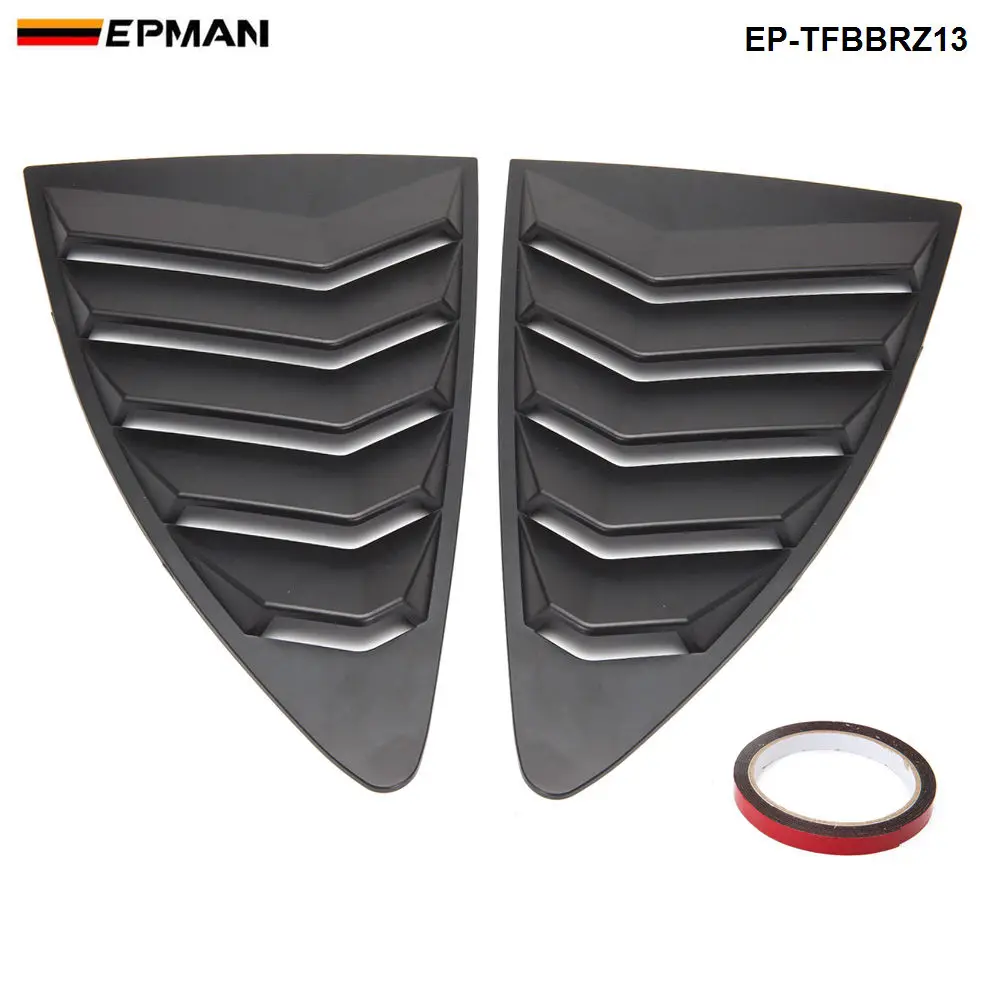 Epman For Scion Frs Subaru Brz 13-18 Style Abs Rear Side Window Louver ...