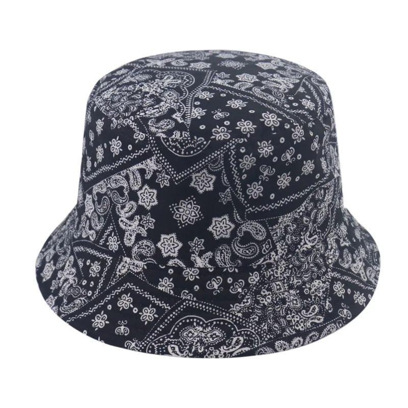 Оптовая продажа красочная летняя Панама с принтом на заказ рыболовная Кепка