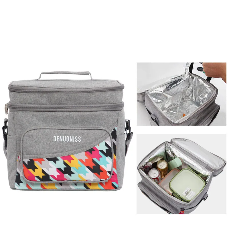 Insulated Cooler Bag - Perfect for Office Workers & Students