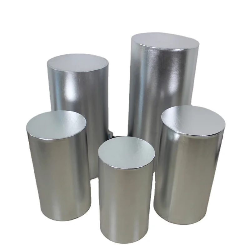 Plinth Cover Uxcell Set Of 5 Cylinder Spandex Stand Covers - View #5