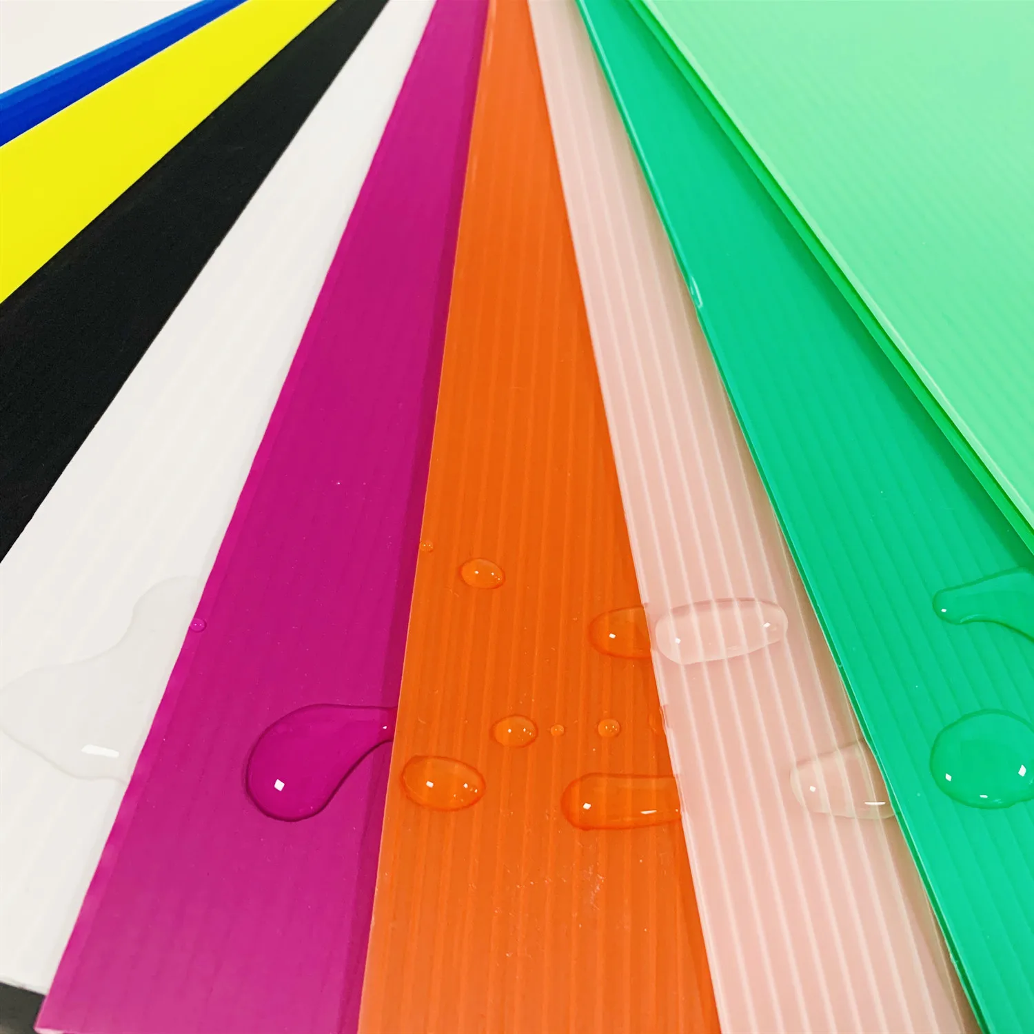 pp波纹塑料中空板2-12毫米塑料correx外塑聚丙烯片材