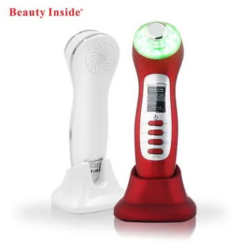 3MHZ Ultrasonic face beauty Portable electrical LED facial massage beauty instrument ultrasound beauty device Skin Tightening