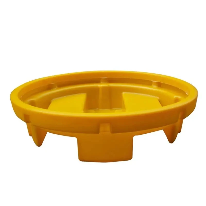 Oil Spill containment one drum pallet tray with wheel