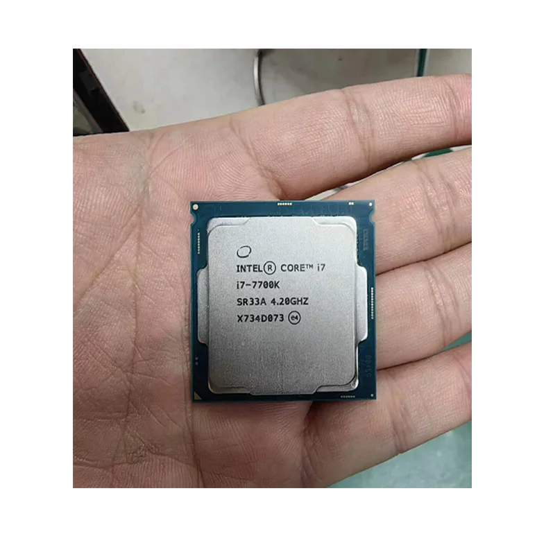 Used 7th Gen Intel Core i7-7700K 4.5 GHz CPU Processor - OEM