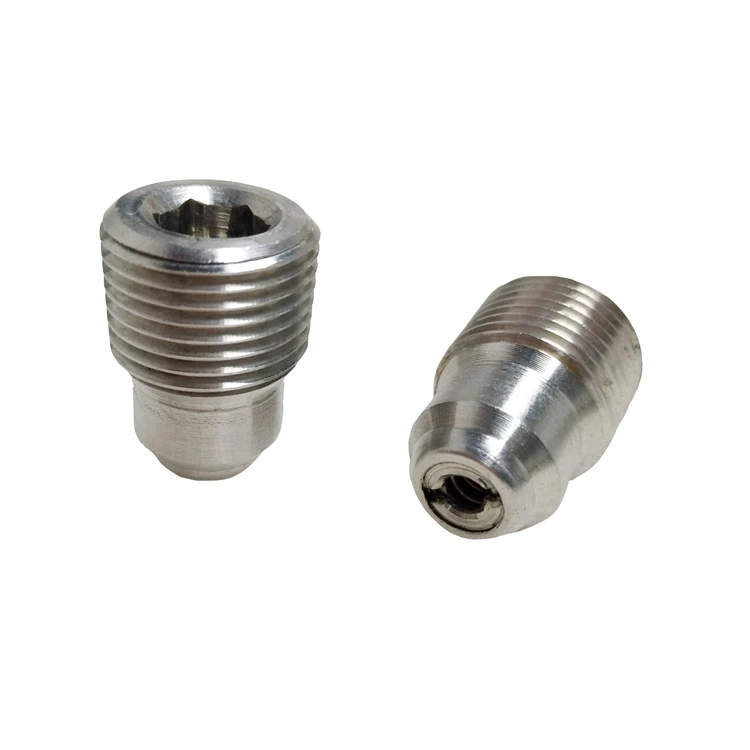 HI-TEK Heavy-Duty Internal Check Wellhead Grease Fitting, 1/4" to 1/2" NPT, 10,000 PSI, NACE Compliant for Oil & Gas