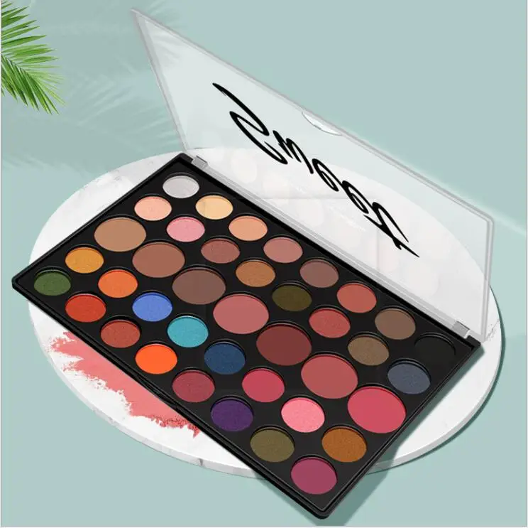 
Paroo поставка портативного 39 Цвет долговечностью Макияж Палитра теней для век 