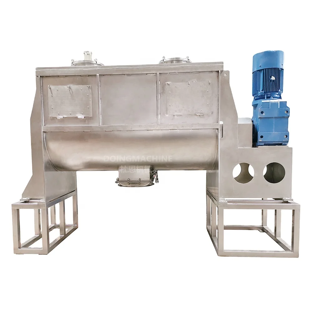 Горизонтальный Ленточный Миксер с двумя лезвиями для сухой пудры