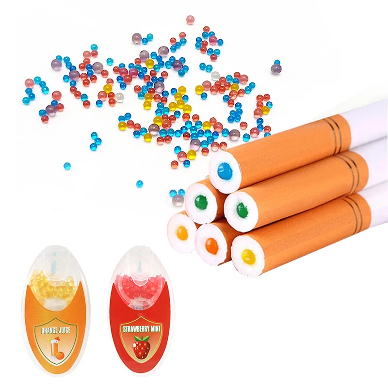 menthol bead cigarettes Cigarette Bead Box with Menthol Flavor, Eco-Friendly Filter Tubes for  Reducing Smoking Damage & Odor Control