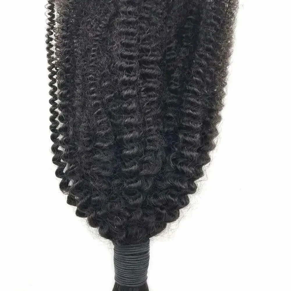 Brasilianskt afro kinky curly människohår i bundtar för flätning_voghion.com