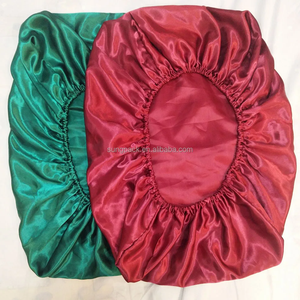 Single Layer Elastic Closure Design Satin Polyester Pillowcase Silky Pillow Case Cover Buy