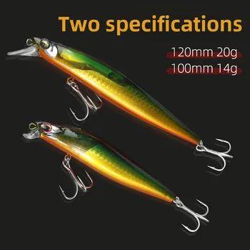 Kuanglin Stainless Steel Mino Long Cast Luya Bait Dead Fly System Sea Bass Cocked Beak Bambos Luya Hard Bait Floating Water – Hard Lure – view 3