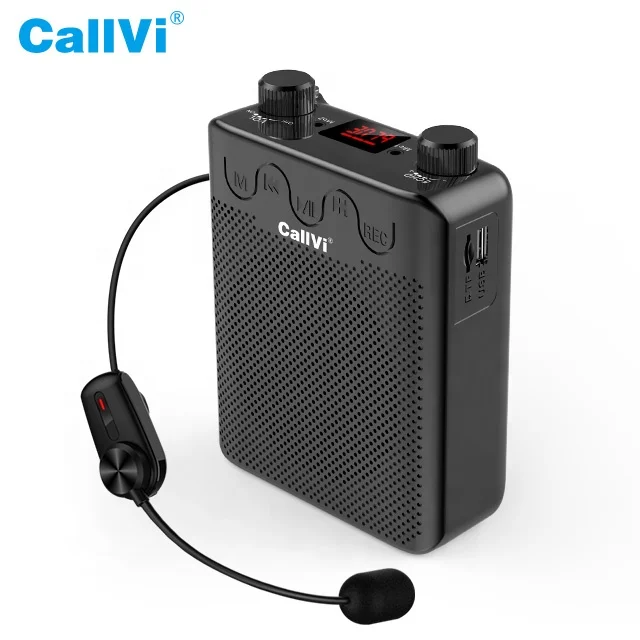 CallVi V-807 Rechargeable Mini Audio Speaker Amplifier with Wireless Microphone and FM Radio