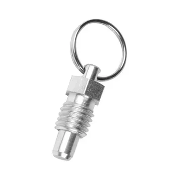 Oem Cnc Machined Stainless Steel Index Plunger Pin Hand Retractable Spring Locating Indexing Ring Plungers