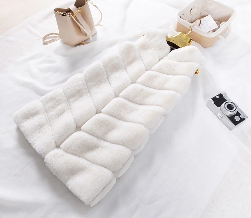 Заводская цена, оптовая продажа, зимний модный жилет из лисьего меха, женский роскошный модный осенний меховой жилет на заказ