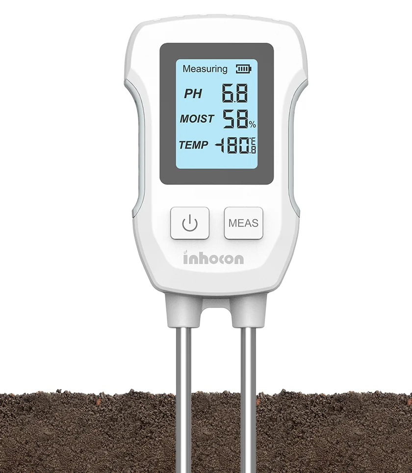 3-in-1 Draagbare Dubbeld Naald Grondmeter PH Temperatuur Vochtigheid Testmeter voor Akkerland Kas Nieuwste Dubbeld Naald ODM