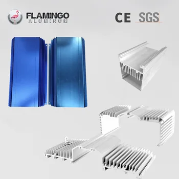 Flamingo-1 Air-cooled High Power Mos Tube Anti Uav Module Profile Extruded Aluminum Heatsink with Axial Fan Heat Sink
