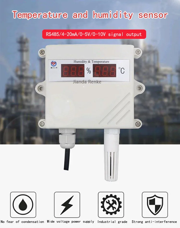 Temperature and Humidity Sensor, IT-Grade, Digital Inputs