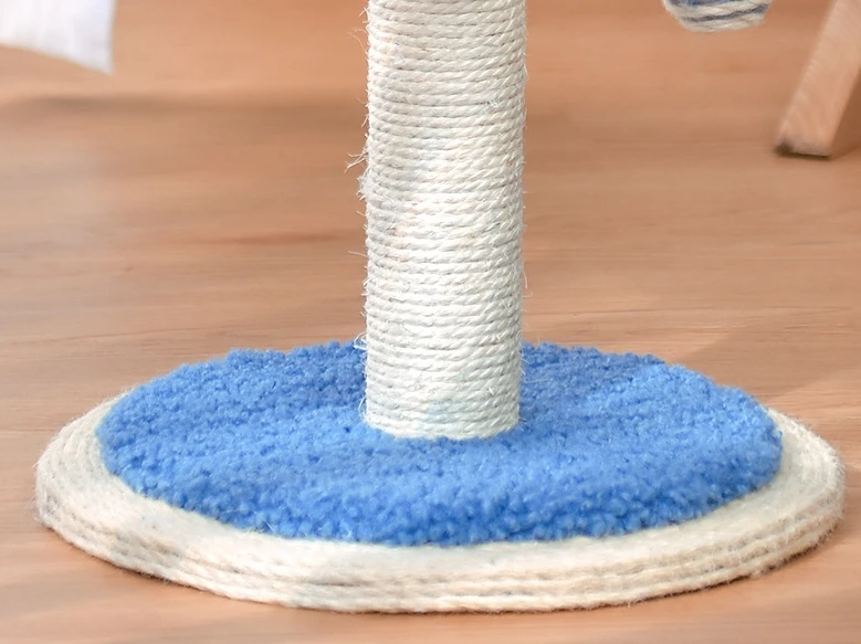 Lollipop Sisal Cat Scratching Post With Interactive Ball Toy Recycled Cat Scratcher factory