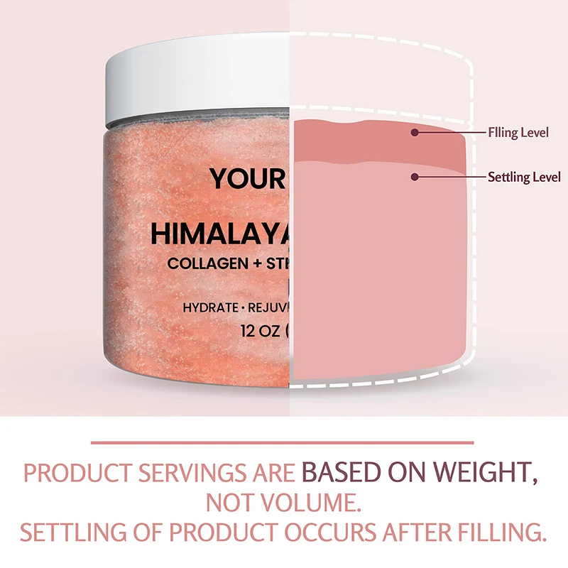 Factory Price Skin Care Products Body Cleansing Scrub Himalayan Pink Salt Scrub for Body Hydrating(pic2)