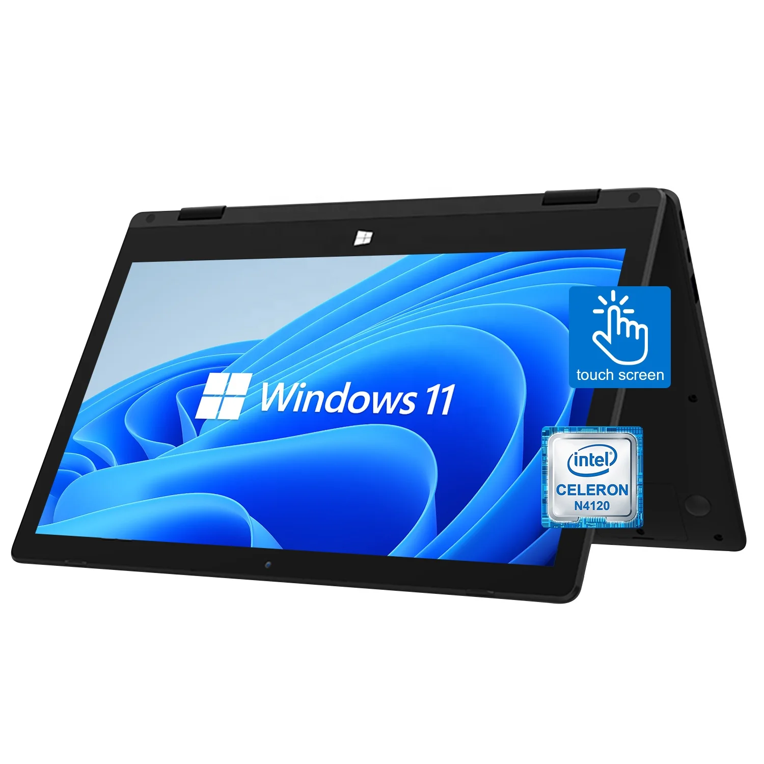 2 in 1 touch screen laptop computer flip 360 degree yoga convertible 11.6 inch 8GB RAM DDR4 Win11 mini slim touchscreen laptops