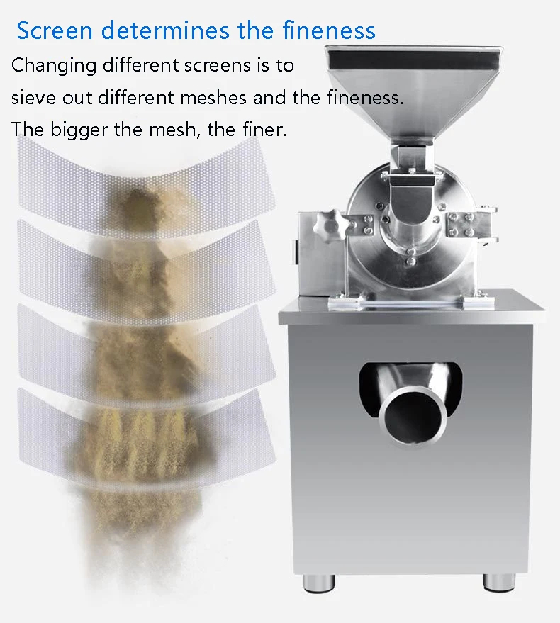 Cheap Price Multi-functional Stainless Steel Grain Flour Mill Machine