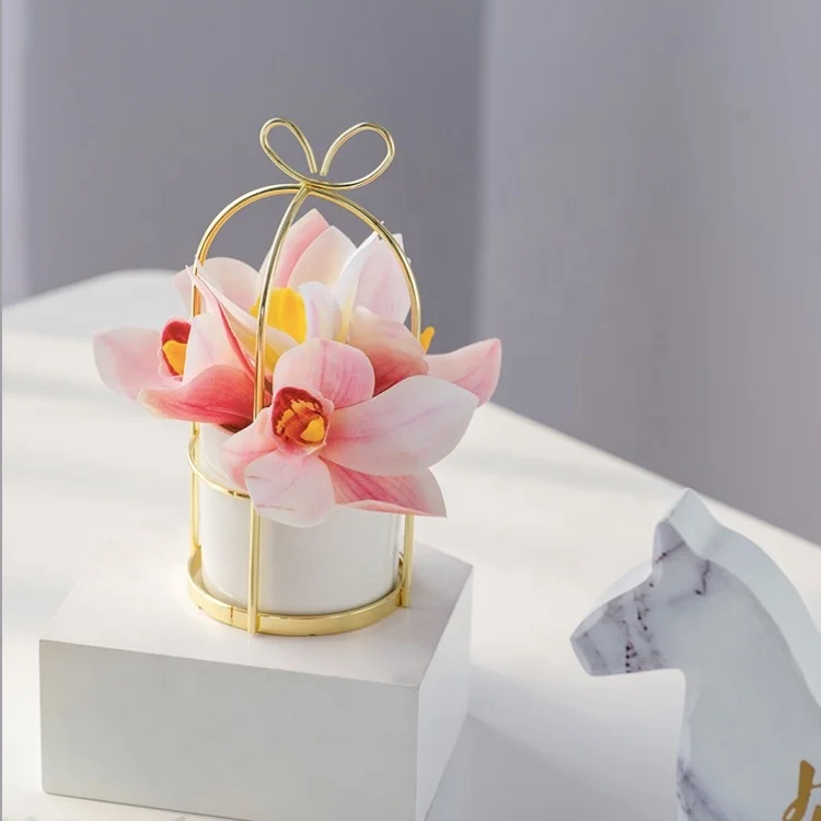 花瓶M-1322装飾22Cmローズフラワーアレンジメント| Alibaba.com