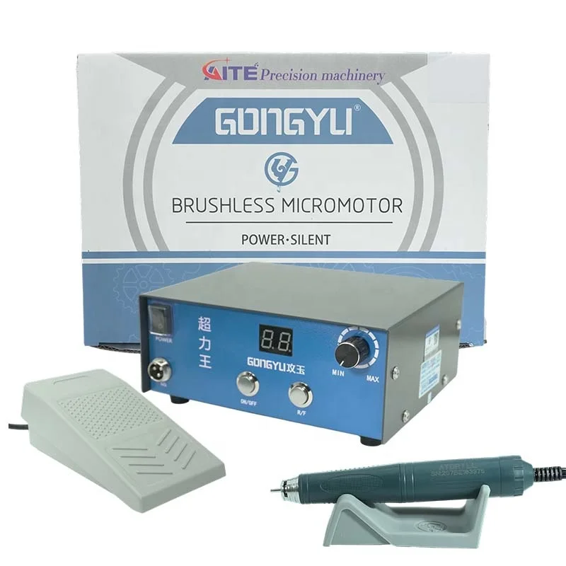 AT-CM-033&A2 250W Jewelry Polishing Machine Rotary Tumbler 11kg Rpm 60000 Engraver Tools