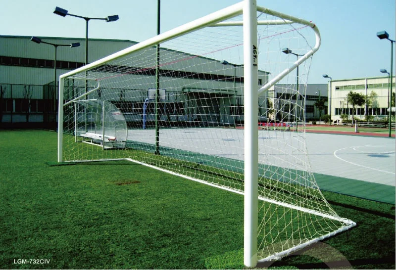 大人用フルサイズアルミサッカーゴール販売中、11人制用ソケット式