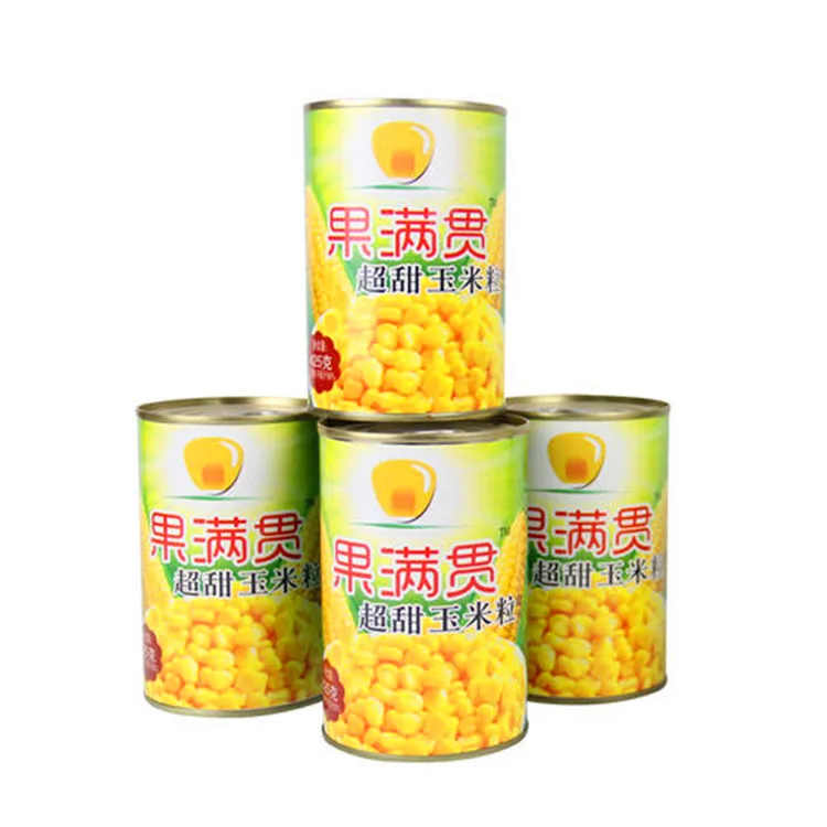 Imported Organic Canned Food Vacuum Packed Canned Sweet Corn