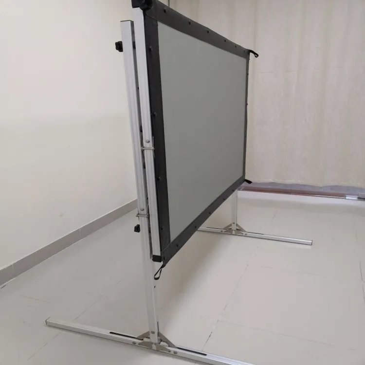 Projector Screen 150 Inches 169 Simple Soft Pvc White Fabric Projector