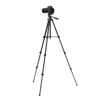 Factory Custom 1.4m Camera Stand Portable Cell Phone Dslr Camera Aluminum Tripod detail image