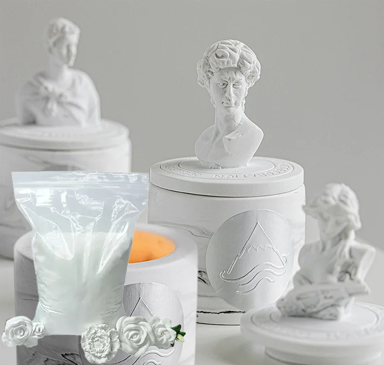 模型用粉末石膏 アート彫刻 アロマセラピー 石膏膨張石 手作りDIY 石膏