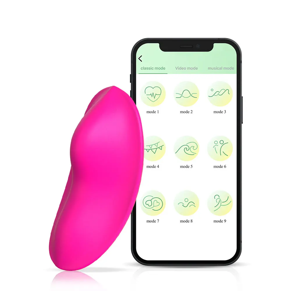 Quaige Bluetooth Vibrator APP-Steuerung per Smartphone Sexspielzeug  APP-Gesteuert mit 9 Vibrationsmodi Klitoris-Stimulator