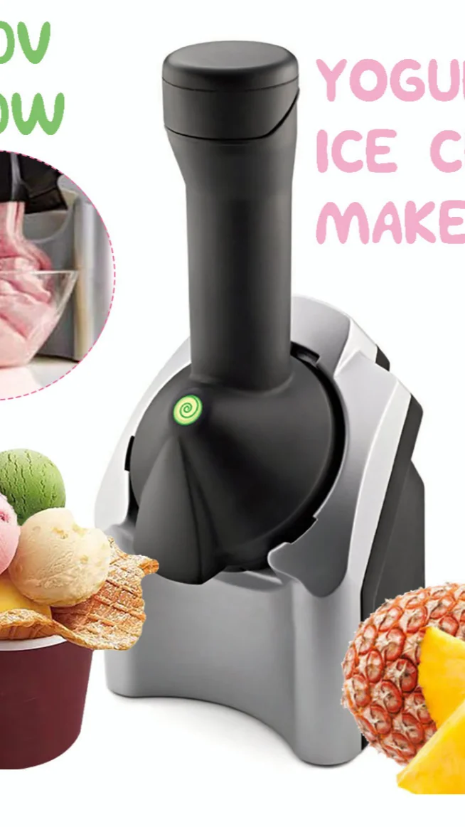 Home 1l Diy Kids Ice Cream Maker Homemade With Fruits Small Mini Ice