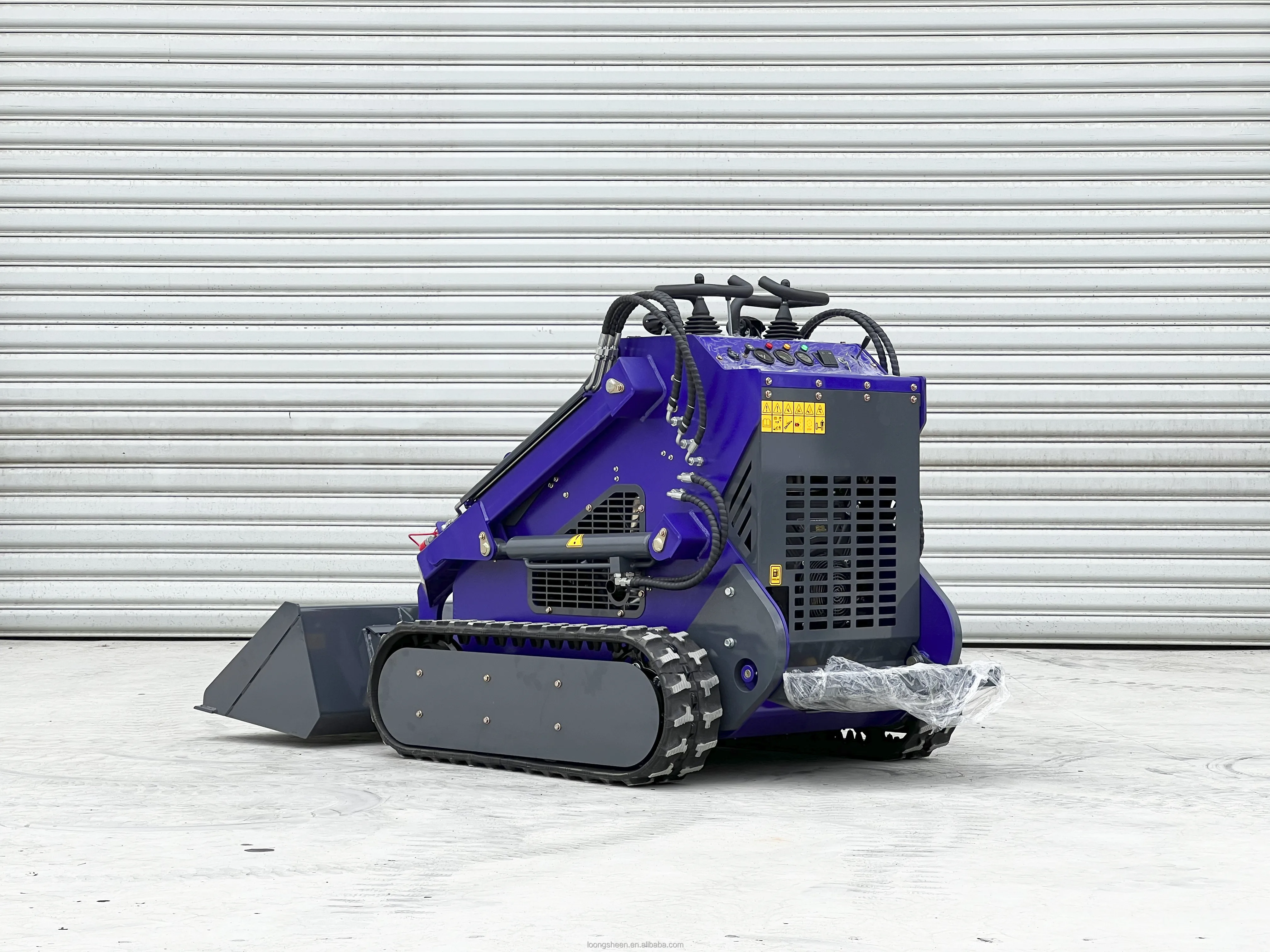 Chinese Mini Skid Steer Loader 380kg Hot Sale Skid Steer Loader with Trencher for Farm Use