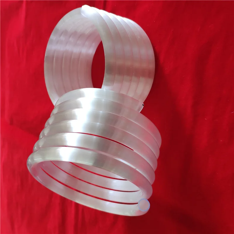 
Индивидуальная молочная белая кварцевая катушка, Кварцевая спиральная стеклянная трубка, Кварцевая спиральная трубка для муфельной печи 