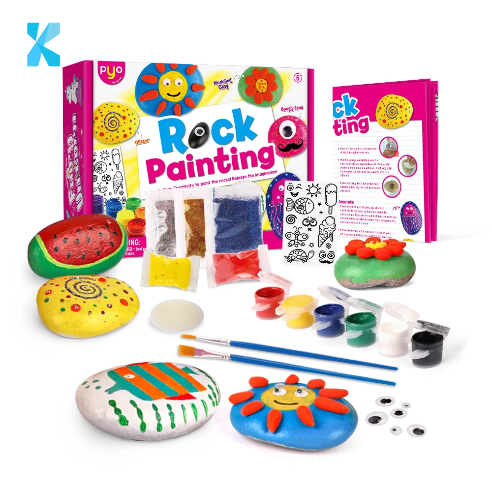 diy kid paint set 3d figure