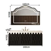160cm Integrate Stone Countertop with Ceramic Sink+smart mirror