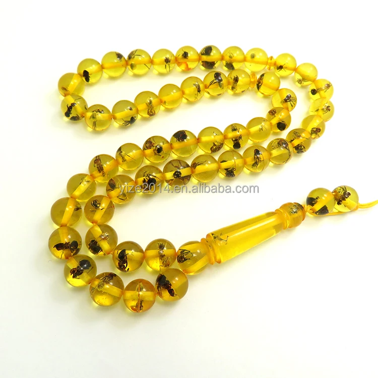 Outlet Mala prayer rosary, Tesbish amber, Kehribar amber, Amber rosary, Modified amber beads, 10mm beads