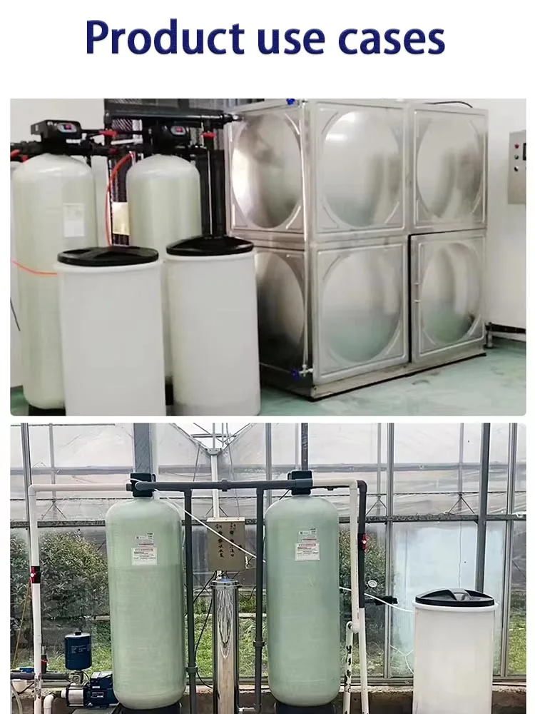 Glass Fiber Ion Exchange Resin Dewatering Filter Water Softener System with Pump Media Used for Home Water Treatment Filtration