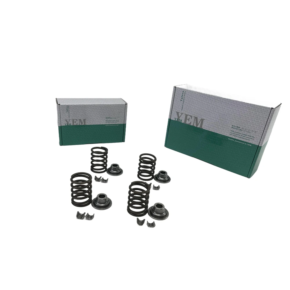 Z751 Valve Spring Kit Spring Seat & Retainer for Kubota Industrial Machinery Engine Parts