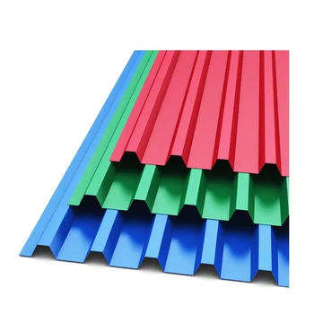 Prepainted Galvanized PPGI Corrugated Steel Roof Roofing Sheet outdoor Roofing for decoration Galvanized Steel Sheet