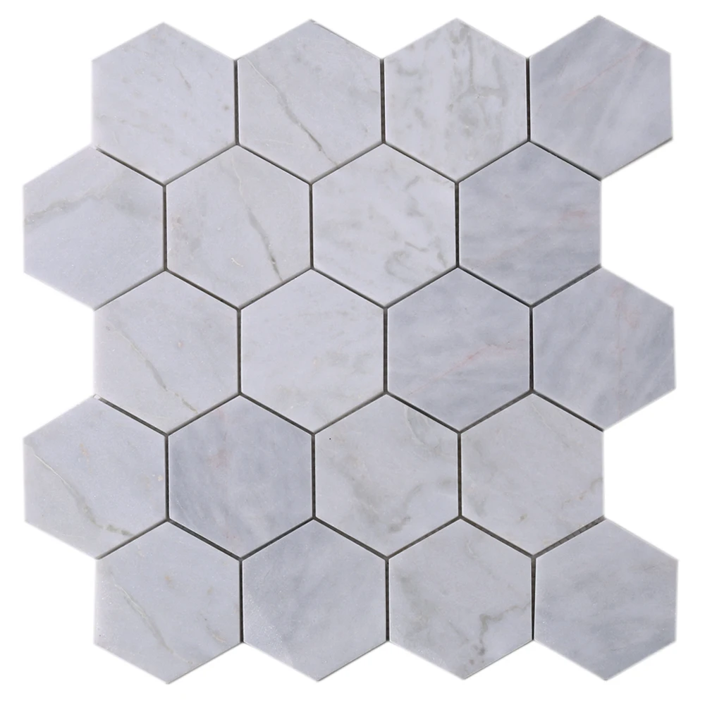Кер. Мозаика Hexagon big Carrara Matt (pmfq82223) 256х295х6