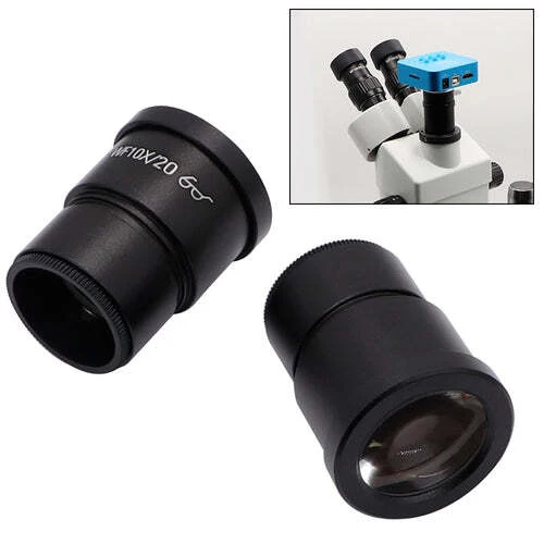 WF 10X 20X Super Widefield Trinocular Microscope Eyepieces (30mm)