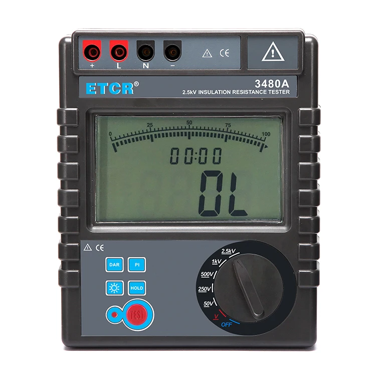 Circuit Breaker RCD Loop Tester Meter Trip-out Time & Current V Freq USB MS5910