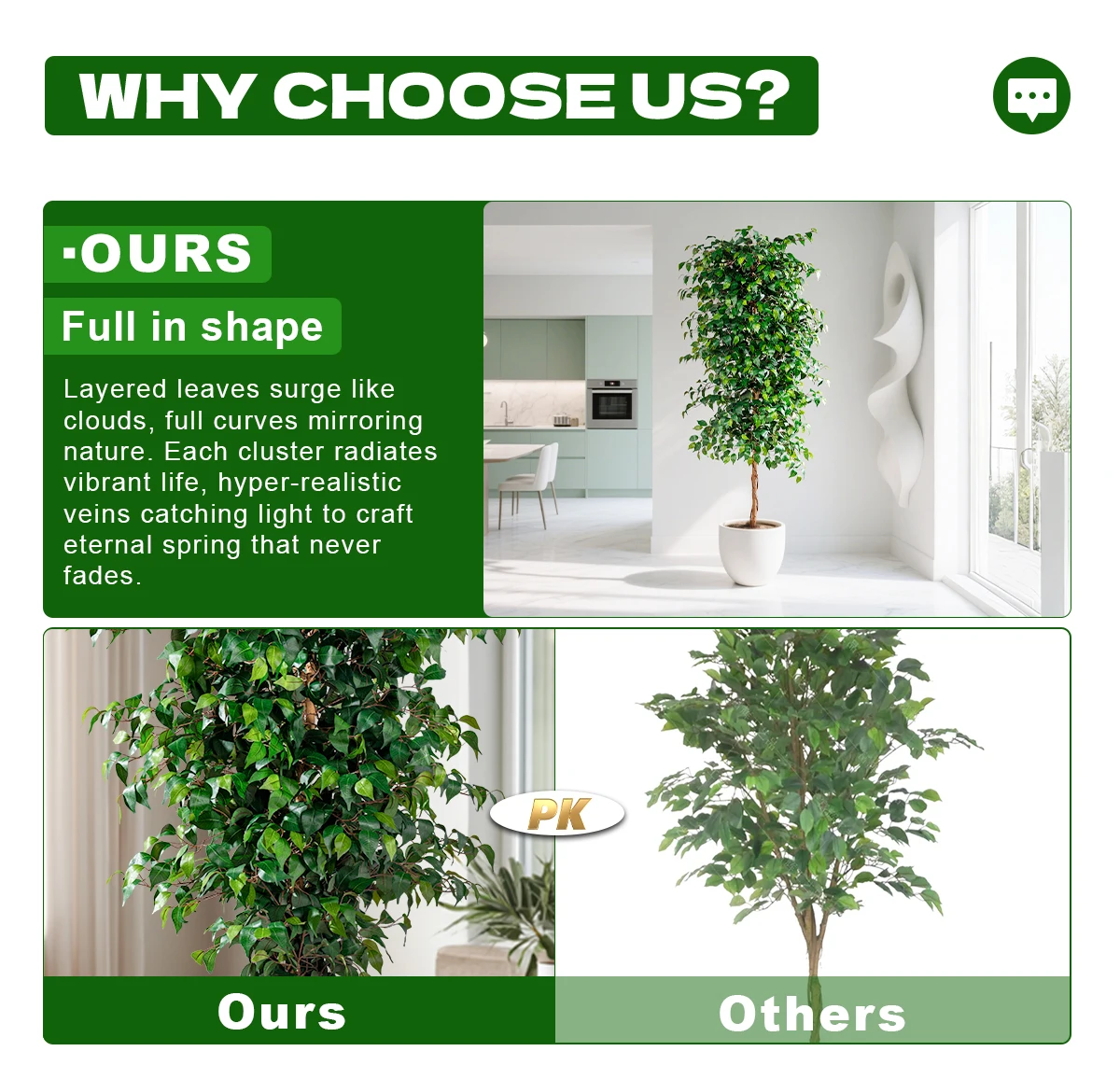 product high quality indoor artificial fig tree bonsai durable plastic faux plant for home office decor for birthday landscape design-9