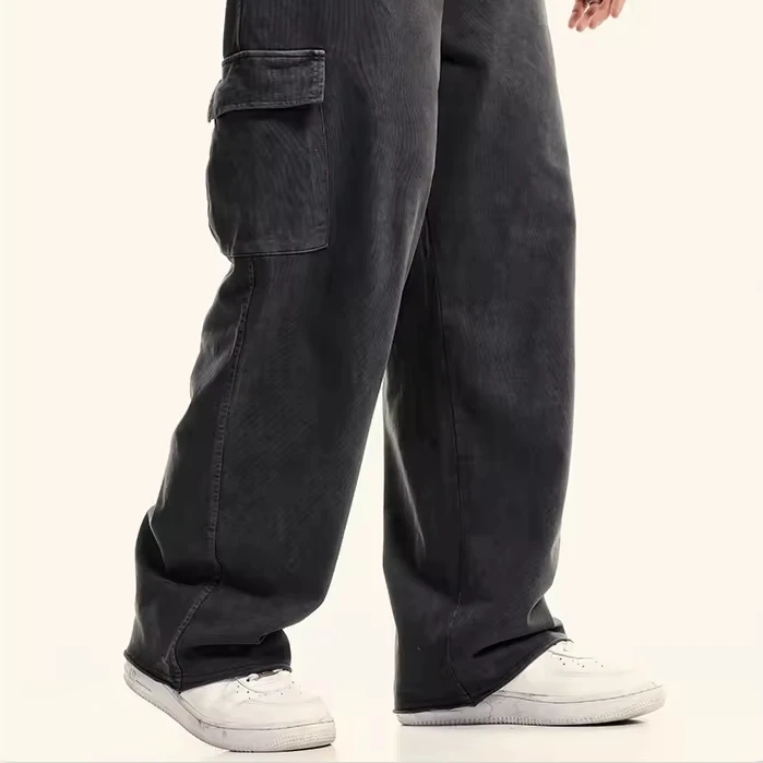 West Coast Style Wash Pants High Quality Hip Hop Style Pants