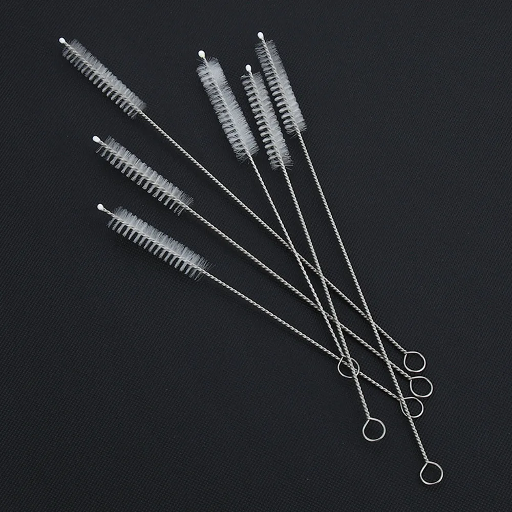 Laboratory Tube Brush Cleaner Long Nylon Cleaning Brush With Twisted